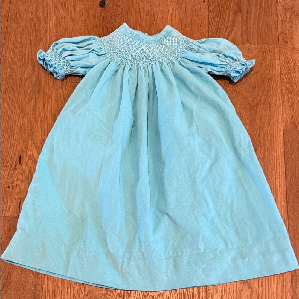 Mom & Me Smocked Corduroy Dress - 2T